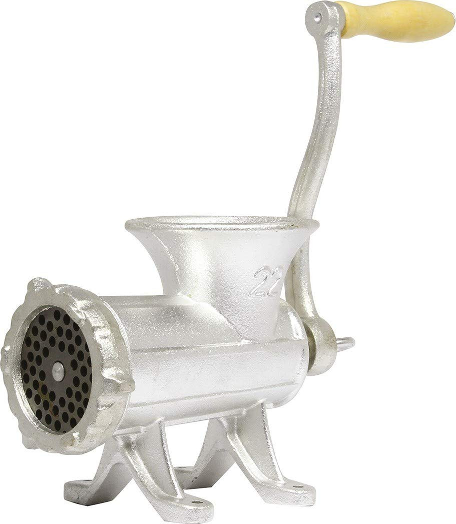 Louis Tellier N4032 C – Tritacarne n ° 32 ghisa a fissare, Argento (J5l)