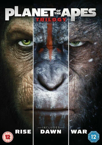 Planet of the Apes Trilogy  :   Rise / Dawn / War ( DVD ) **New**