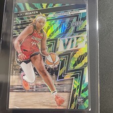 2025 Panini NSCC VIP Gold - Baja Stripes Prizm #RC4 Kiki Iriafen Rookie SSP