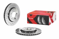 2X Brembo Bremsscheibe Xtra Line - Xtra 09.A652.1X FüR Seat Audi VW Skoda A3 8N9