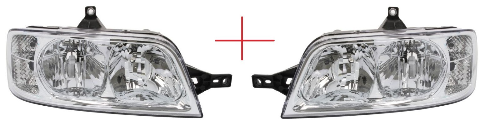 Phare avant gauche et droite pour Ducato Boxer Jumper 2002-2006