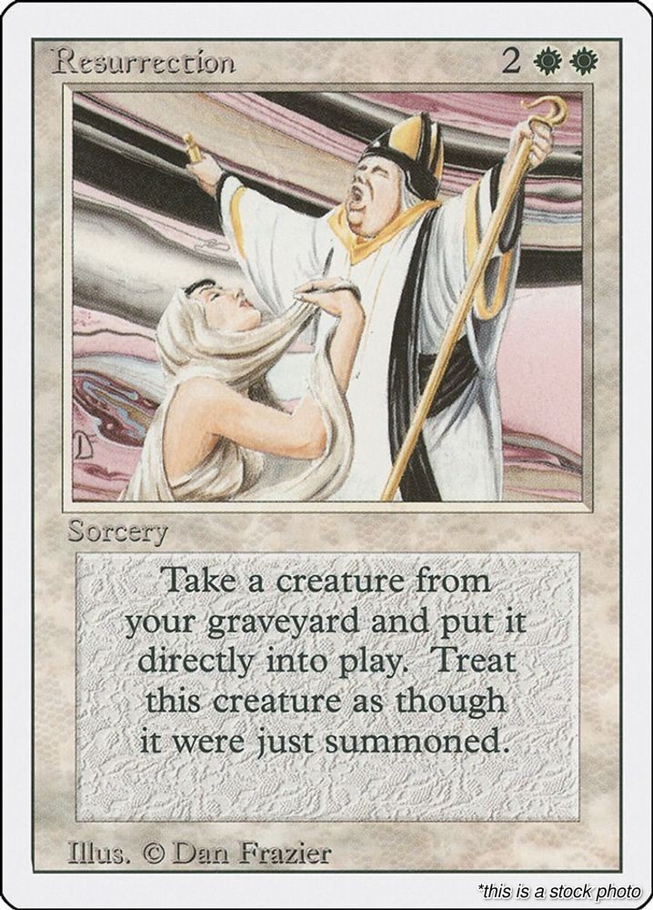 MTG Resurrection Card #30 Revised Edition MP Magic