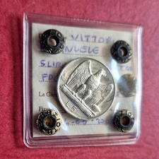 5 Lire 1927 Aquilino 1 rosetta Periziato FDC Vittorio Emanuele III 1901 - 1943