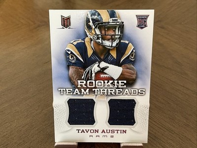 2013 Panini Momentum #1 Tavon Austin Rookie Team Threads Combo Material #/399