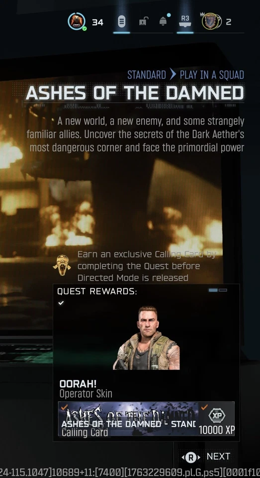 BLACK OPS 7 ZOMBIES-EASTER EGG-ASHES OF THE DAMNED- TOP500 IN BO7/ CARRY ONLY - Image 4 of 4