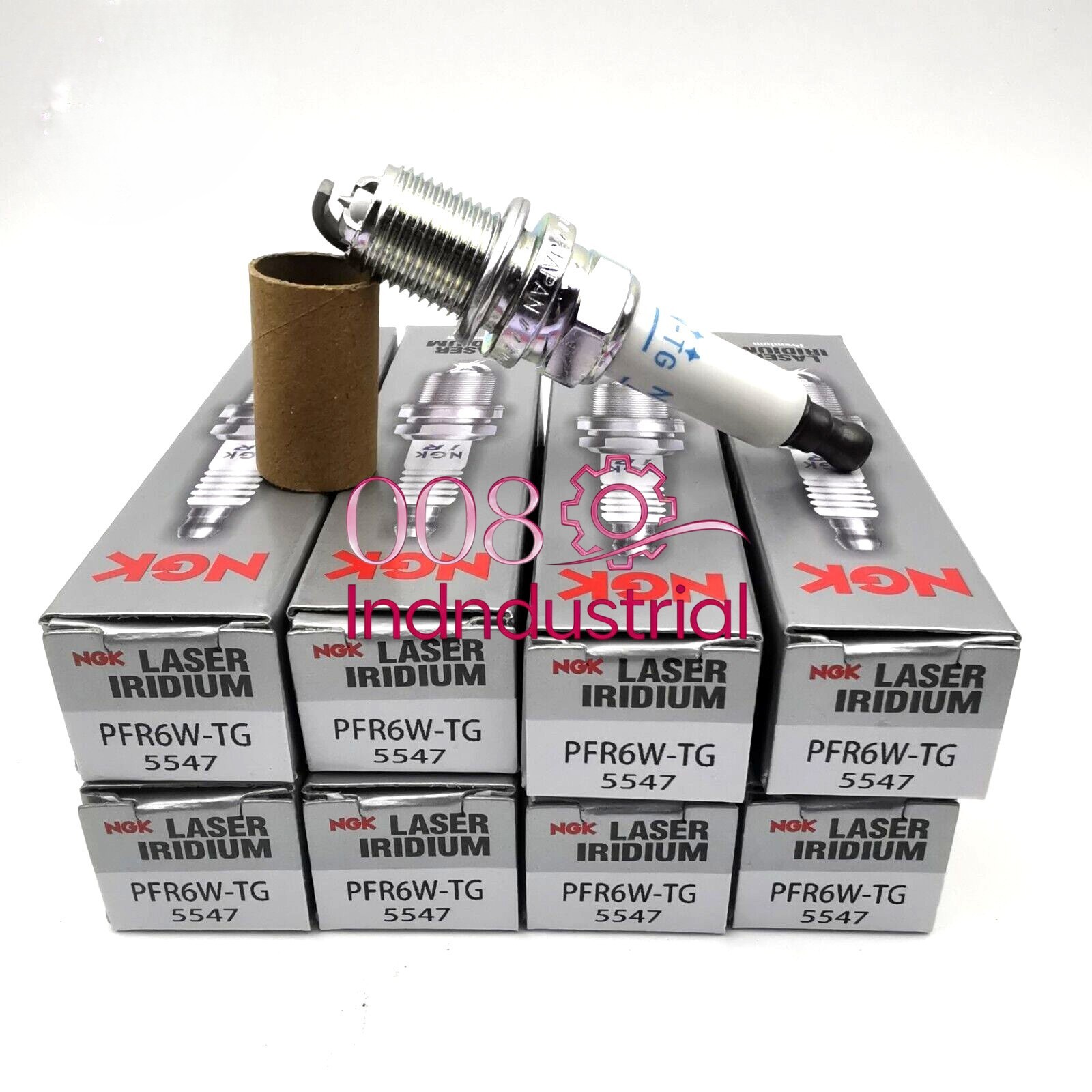 8 pc NGK 5547 PFR6W-TG Laser Platinum Spark Plugs