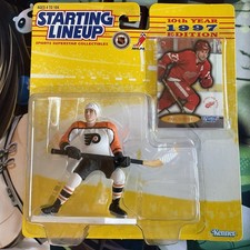 1997 Paul Coffey Philadelphia Flyers Starting Line-Up Detroit Red Wings &card
