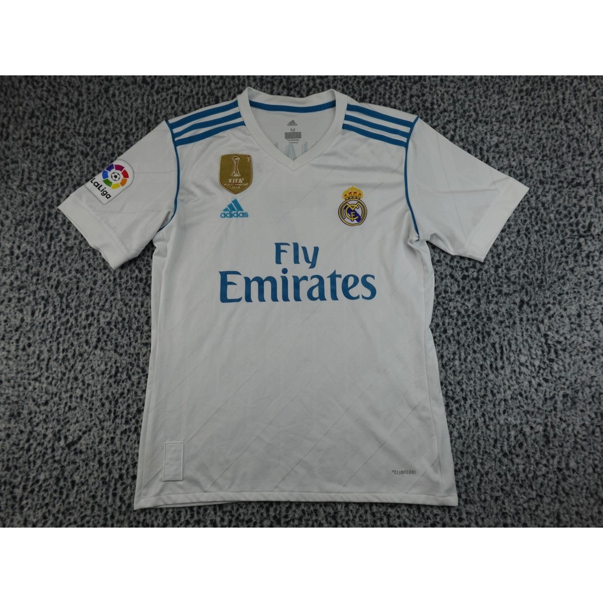 Adidas CR7 Real Madrid 17-18 Home Jersey Mens Medium White FIFA