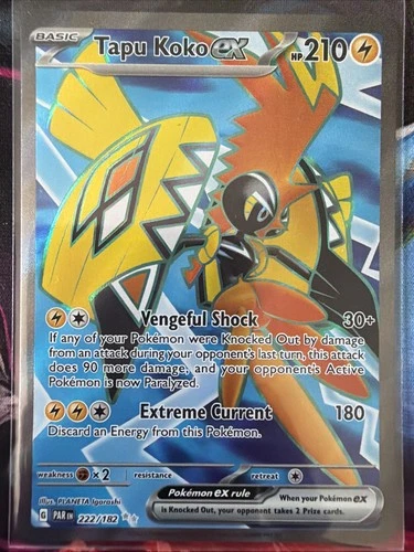 Pokemon - Paradox Rift - Tapu Koko Ex - 222/182