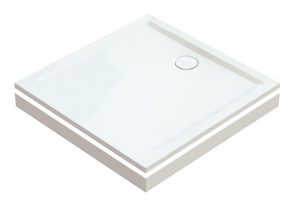 Hoesch AluminiumschüRze FüR Eckmontage 1700 X 700 Mm - Weiß - 697504.010211-image