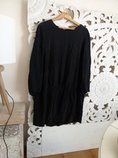 COS Kleid Tunika 100% Seide schwarz Größe 44