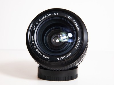 Minolta MC W.ROKKOR-SI 24mm F/2.8 Wide Angle MF Lens | eBay