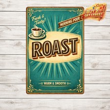 Retro Food Kitchen Metal Tin Sign Home Dining Room Wall Decor