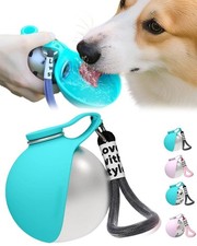 Portable Dog Water Bottle Foldable Stainless Steel Pet Water Bottle for Trave UK