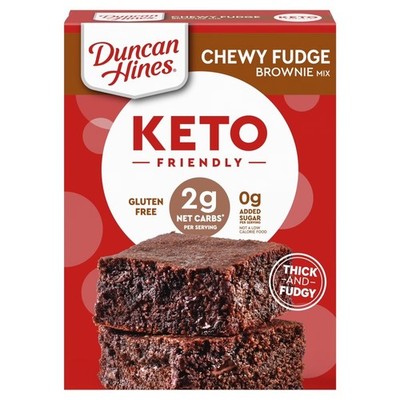 Keto Friendly Brownie Mix Chewy Fudge 10 oz Baking Dessert Low Carb Sugar Free