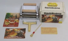 Marcato Raviolissima Ravioli Pasta Maker Attachment Made In Italy EUC + Booklets