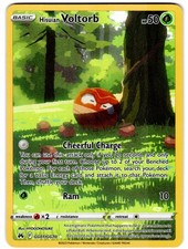 Hisuian Voltorb Ultra Rare Holo Crown Zenith: Galarian Gallery GG01/GG70 NM