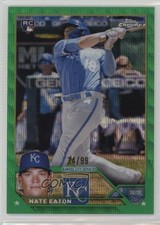 2023 Topps Chrome Green Wave Refractor 24/99 Nate Eaton #96 1g5d