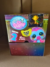 Case of 24 Pieces Littlest PetShop Series #2 Black Light Pet Figure Blind Bags