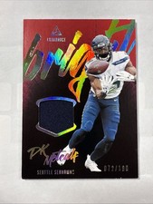 2020 Panini Luminance - Bright Beginnings Materials DK Metcalf #BB10 Gold #/100