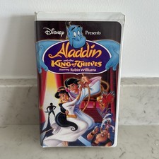 Disney Aladdin and the King of Thieves clamshell VHS Robin Williams 1996