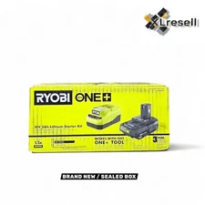 RYOBI ONE+ 18V Lithium-Ion 2.0 Ah Compact Battery and Charger Starter Kit