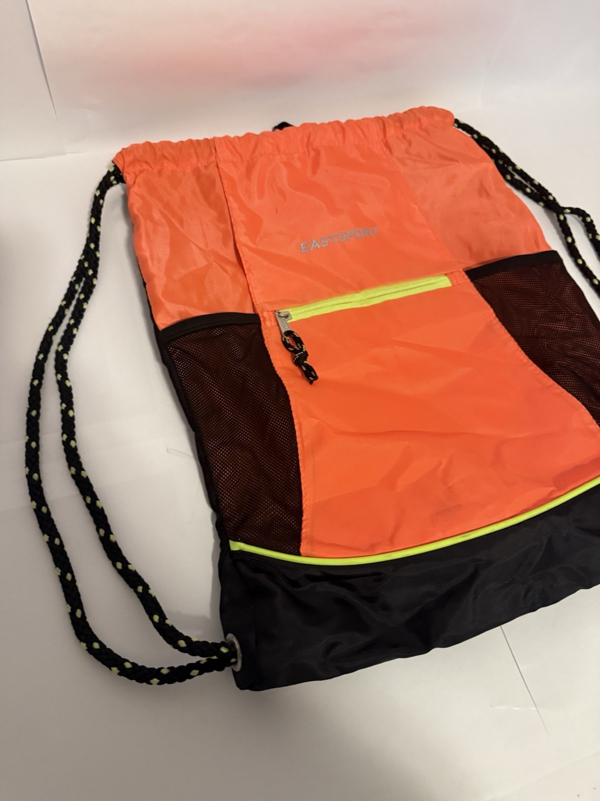 Eastsport Drawstring Backpack Front Zip Pocket Me… - image 2