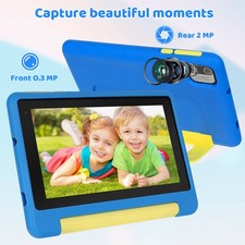 URAO Kids Tablet 7" IPS Display 64GB Ages 3-7 Parental Controls Blue NEW Gift