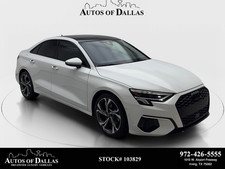 2023 Audi A3 40 Premium CAM,PANO,HTD STS,BLIND SPOT,18" WLS