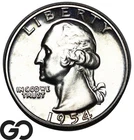 1954 Washington Quarter PROOF, Superb Gem PR++