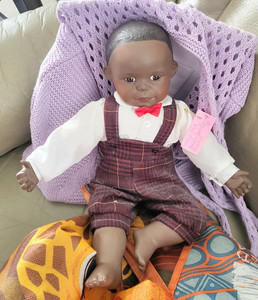 Sharon Ashton-Duke African American Porcelain Baby Dolls Lot of 2 1993