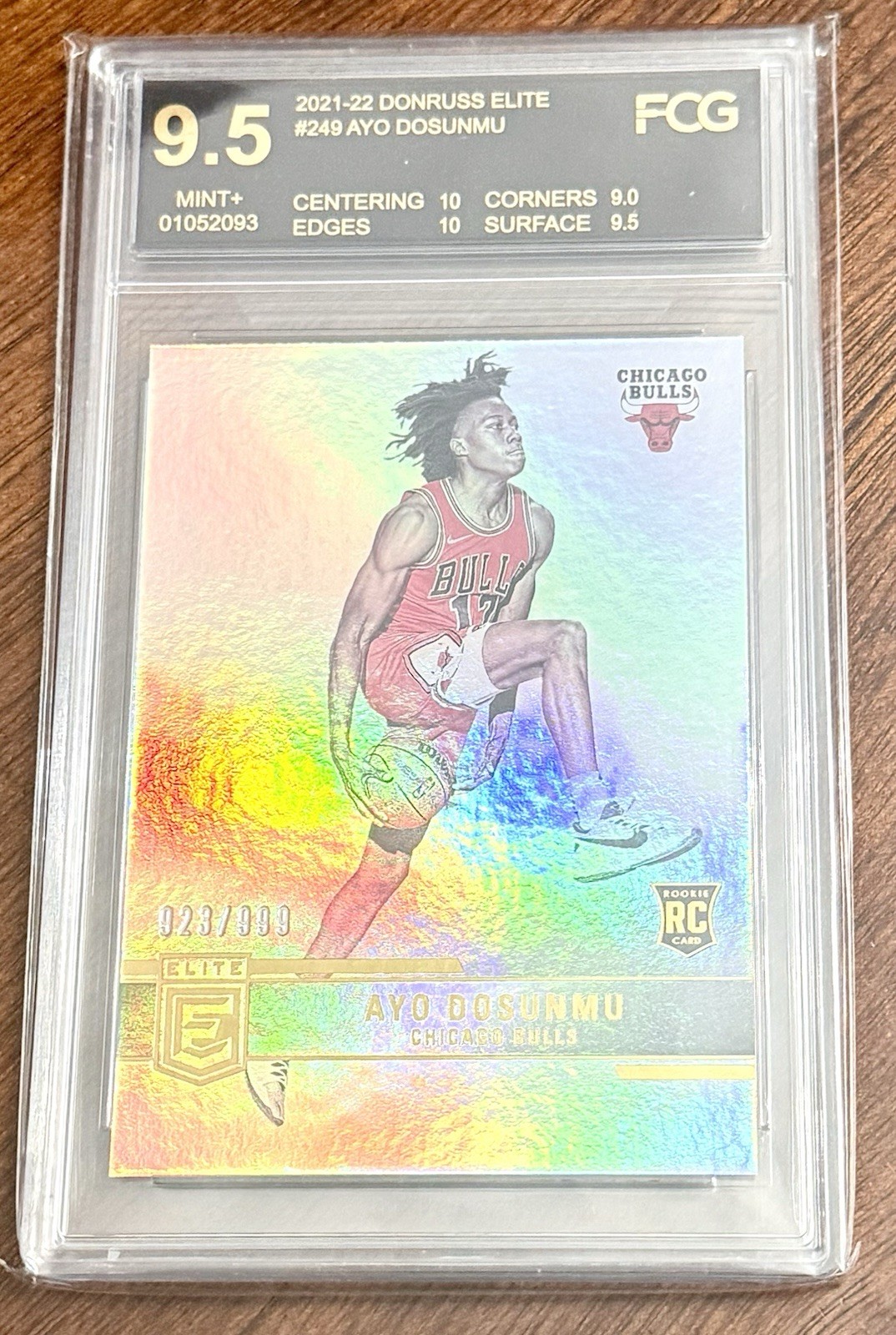 2021-22 Donruss Elite - Rookies Ayo Dosunmu #249 /999 (RC)