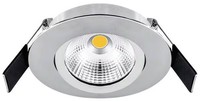 Evn Led Deckeneinbauleuchte Rund - Schwenkbar IP44 - 200-240V, 6W, 683Lm, 3000K,