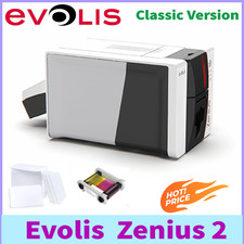 Lotto Evolis Zenius 2 versione classica stampa carta d'identità stampante nastro a colori PVC