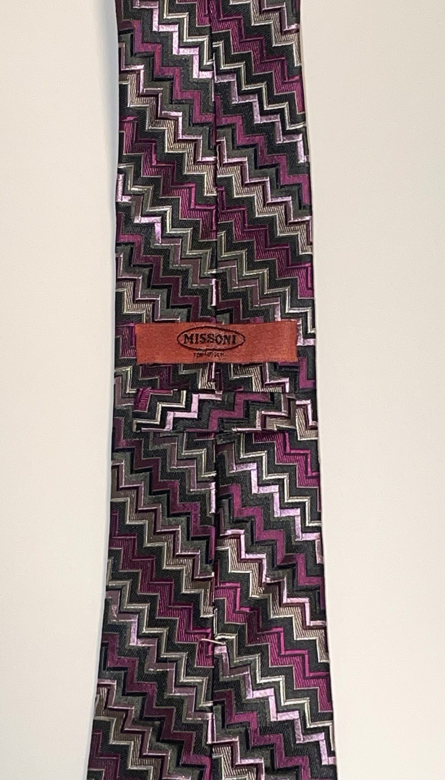 Missoni Bright Multicolor Zig Zag Pattern Texture… - image 3