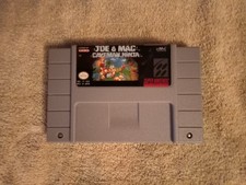 SNES Replacement Shells with Joe & Mac 1 & 2 Replacement Labels, please READ!