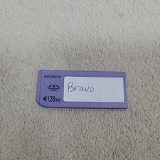 Sony Memory Stick 128MB MSA-128A Genuine OEM Camera Memory Card Made in Japan #b