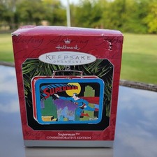 Hallmark 1998 Keepsake Ornament SUPERMAN LUNCH BOX Commemorative Edition RARE