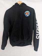Just Hoods Twickenham Tigers Hoodie Unisex Black Size Medium Warm Basketball