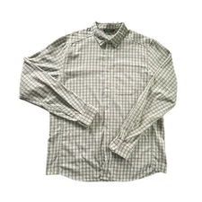 NWOT Arc'Teryx LS Snap Front Flannel Shirt Plaid Logo White Multi Size XL Men