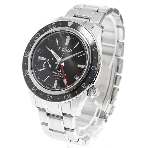 SEIKO GRAND GMT SBGE001/9R66-0AA0 44mm SS Black #C5452