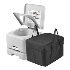VEVOR Portable Toilet for Camping  RV Trips, Cassette 3.2 gal, White