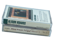 Alison Krauss, Forget about it Too Late to Cry Set of 2 Cassettes NM Rounder