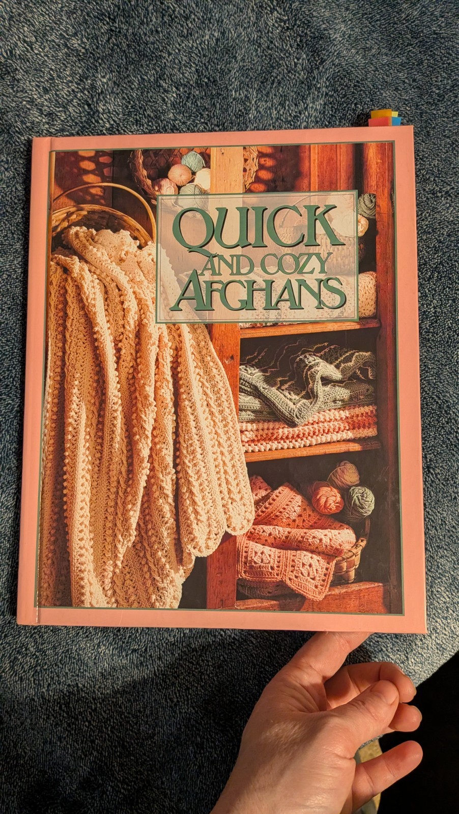 Quick and Cozy Afghans by Oxmoor House Staff (Hardcover) Great Condition