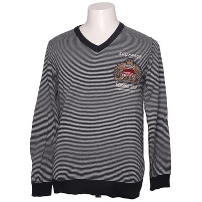 Key Largo, Pullover, Größe: L, Blau/Weiß, Acryl/Baumwolle, Streifen, Herren #XKw - Bild 1 von 4