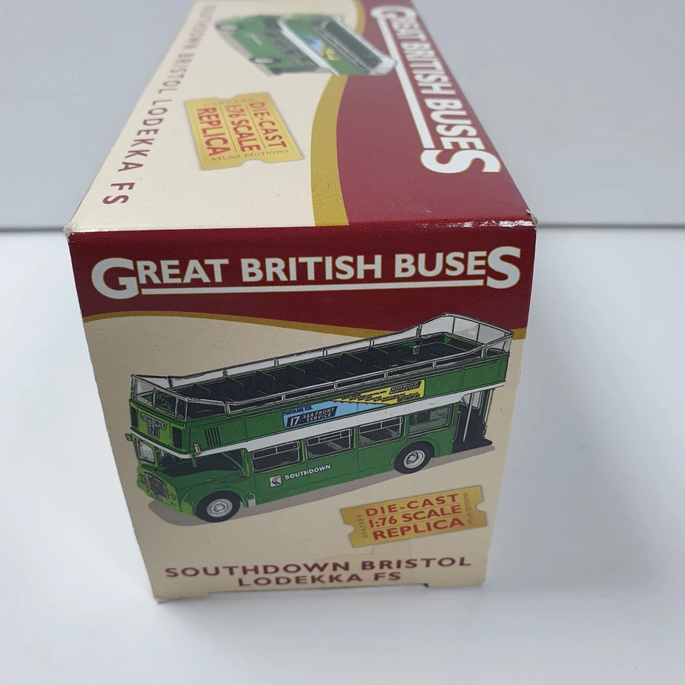 Atlas Editions Great British Buses Southdown Bristol Lodekka FS 1:76 Scale Boxed - Image 2 of 4