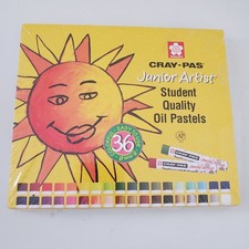 Cray-Pas Oil Pastels 36 8mm Junior Artist Student Quality Oil Pastels