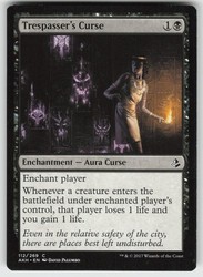 Trespasser's Curse 112/269 Common Amonkhet Magic: The Gathering