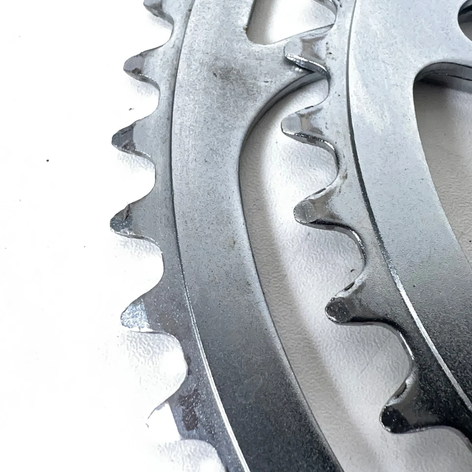 Sugino Vintage Steel Double Chainring Set 52/40t 110 BCD - Image 2 of 4