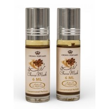 Al-Rehab Choco Musk Perfume Oil Roll-On 6ml Each Unisex Concentrated 2 Pack 